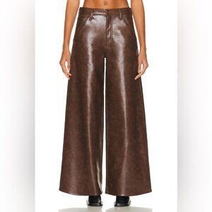 AGOLDE Dale Wide Leg Carpenter Trouser in Cola- NWT sz 27